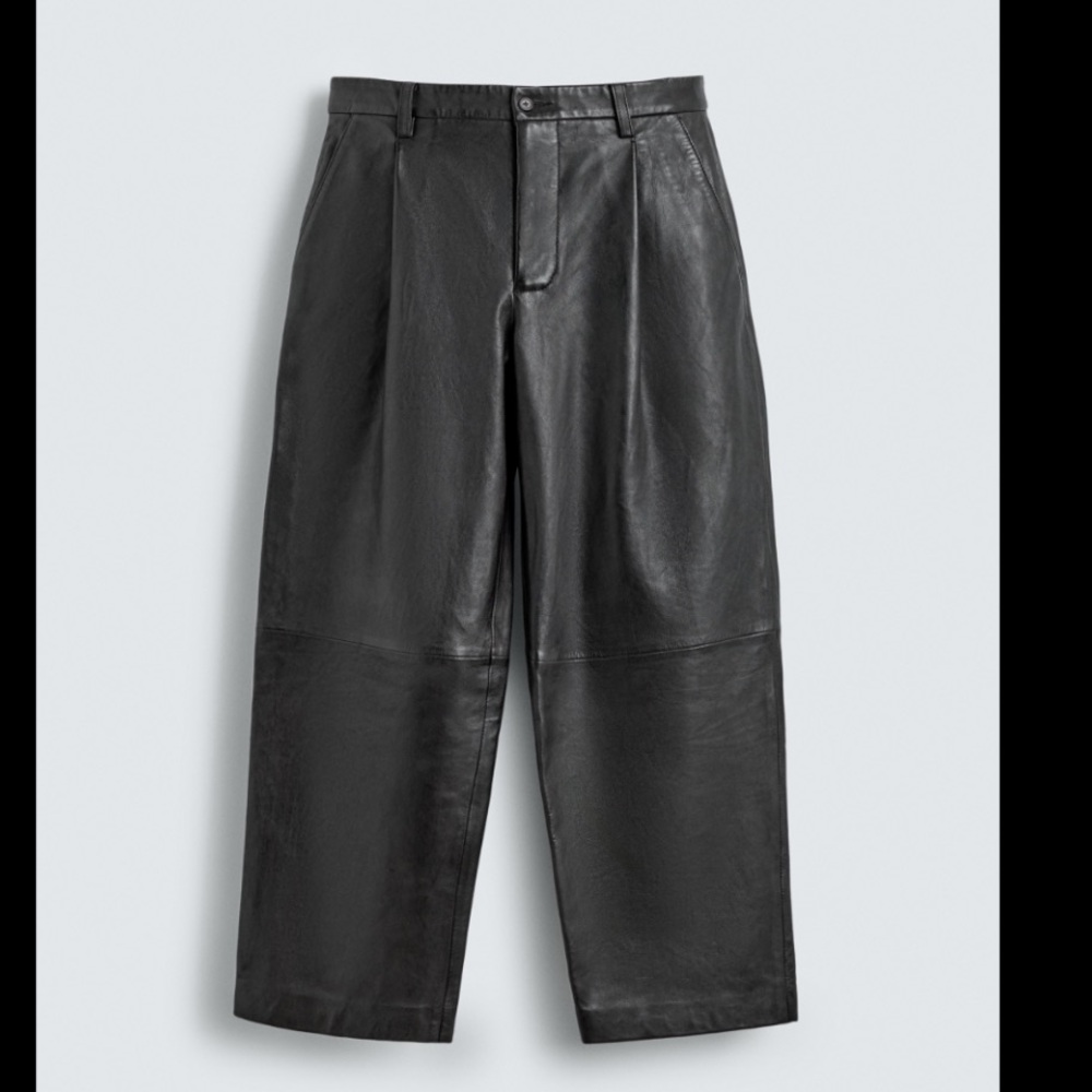 Zara Faux Leather Pants